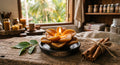 The Ceylon Cinnamon Blossom – Hand-Poured Flower Shaped Candle